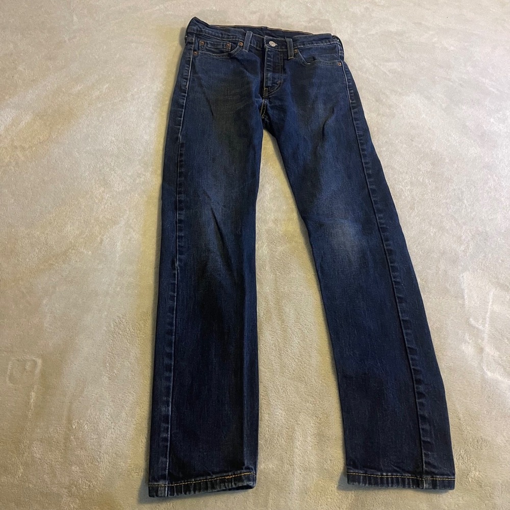 Levi's 510 Mens Jeans Dark Wash Straight Leg Streetwear Western W30 L32 (29x30)